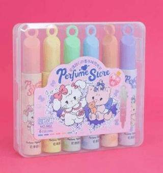 Maxx 982 Fosforlu Kalem 6Lı Set - 1