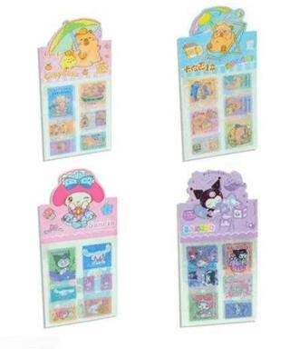 Maxx JJ-YP Kuromi-Capypara 4Lü Sticker Set - 1