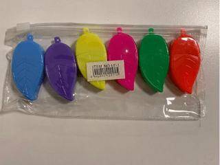 Maxx Lf-1 Yaprak Desen Fosforlu Kalem 6 Renk - 1