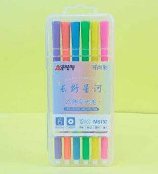 Maxx M-6132 Fosforlu Fineliner Kalem 12 Renk - 1