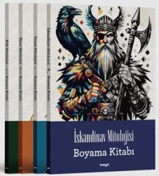 Maya Mitoloji Boyama Seti - 4 Kitap - Maya Kitap