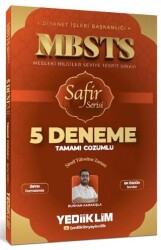 MBSTS Safir Serisi Tamamı Çözümlü 5 Deneme Sınavı - Yediiklim Yayınları
