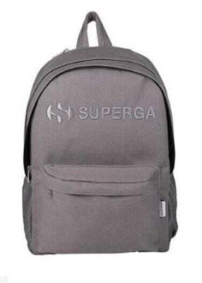 Me Çanta Superga Grey Linen Sırt Çantası - 1