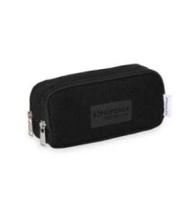 Me Çanta Superga Linen Black Kalem Çantası - Me Çanta