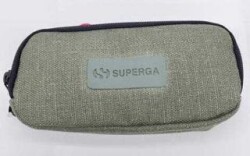 Me Çanta Superga Linen Green Kalem Çantası - Me Çanta
