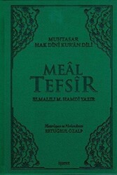 Meal Tefsir - Muhtasar Hak Dini Kur’an Dili Yeşil Renk - İşaret Yayınları