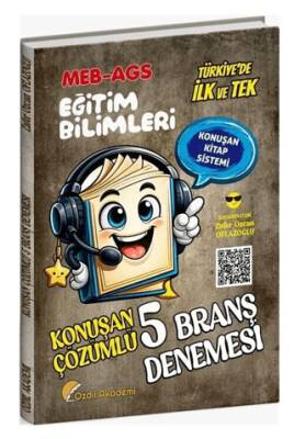 MEB-AGS Eğitim Bilimleri Konuşan 5 Deneme Çözümlü - 1