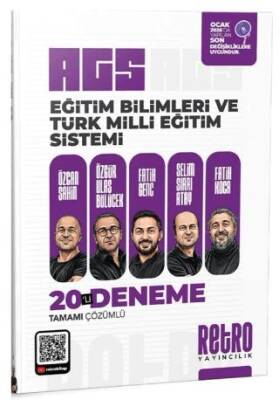 MEB-AGS Eğitim Bilimleri ve Türk Milli Eğitim Sistemi 20 Deneme Çözümlü - 1