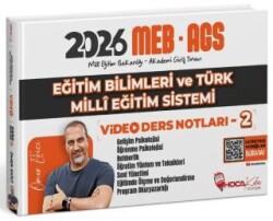 MEB-AGS Eğitim Bilimleri ve Türk Milli Eğitim Sistemi Video Ders Notları - 2 - Hoca Kafası Yayınları