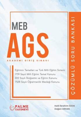 MEB AGS Eğitim Temelleri ve Türk Milli Eğitim Sistemi Çözümlü Mevzuat Soru Bankası - 1