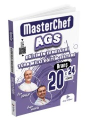 MEB-AGS Eğitimin Temelleri, Türk Milli Eğitim Sistemi MasterChef 20x24 Deneme Çözümlü - Dizgi Kitap