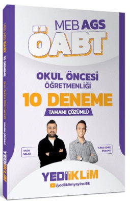 MEB AGS ÖABT Okul Öncesi Öğretmenliği Tamamı Çözümlü 10 Deneme - 1