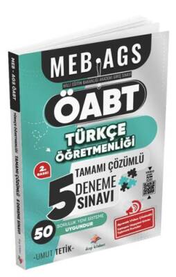 MEB AGS ÖABT Türkçe Öğretmenliği Tamamı Ayrıntılı Video Çözümlü 5 Deneme Sınavı - 1