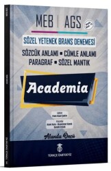 MEB-AGS Sözel Yetenek Academia Branş Denemeleri - Türkçe ÖABTdeyiz