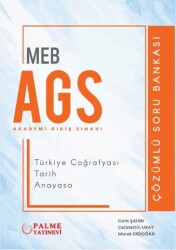 MEB AGS Türkiye Coğrafyası-Tarih-Anayasa Soru Bankası - Palme Yayınları