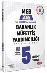MEB Bakanlık Müfettiş Yardımcılığı 5 Deneme Sınavı - Karekod Çözümlü - Data Yayınları
