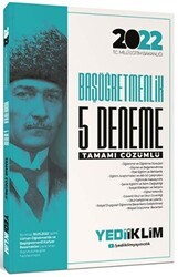 Yediiklim Yayınları MEB Öğretmenlik Kariyer Basamakları Başöğretmenlik Tamamı Çözümlü 5 Deneme - Yediiklim Yayınları