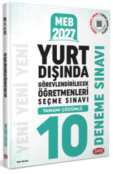 MEB Yurt Dışında Görevlendirilecek Öğretmenleri Seçme Sınavı Tamamı Çözümlü 10 Deneme Sınavı - Data Yayınları