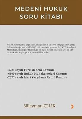 Cinius Yayınları Medeni Hukuk Soru Kitabı - 1