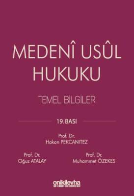 Medeni Usul Hukuku Temel Bilgiler - 1