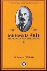Mehmed Akif Hakkında Araştırmalar 2 - Marmara Üniversitesi İlahiyat Fakültesi Vakfı