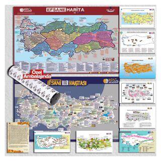 KPSS TYT AYT Efsane 10 lu Harita Seti Mehmet Eğit - 1