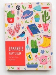 Melimelek 15X21,5 Kaktüs Pembe Zamansız Ajanda Stickerlı - Başka Defter