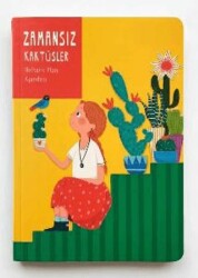 Melimelek 15X21,5 Kaktüs Sarı Zamansız Ajanda Stickerli - Başka Defter