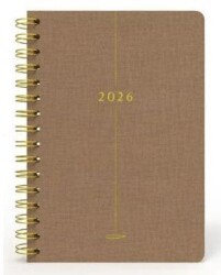 Melimelek 2026 Ajanda Bej MMK-010 - Başka Defter