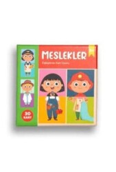 Melimelek 9X9 Eşleştirme Oyun Kartları Meslekler 30 Kart 3+ - Başka Defter