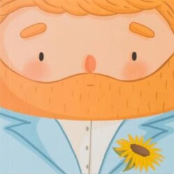 Melimelek Van Gogh 15x15 Defter 160 Sayfa Soft Kapak - Başka Defter