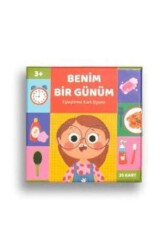 Melimelek x Ceyda Düvenci 9X9 Eşleştirme Oyun Kartları Benim Bir Günüm 35 Kart 3+ - Başka Defter