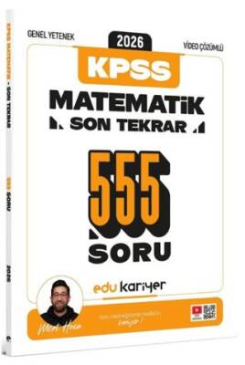 Mert Hoca 2026 KPSS Genel Yetenek Matematik Son Tekrar 555 Soru - 1
