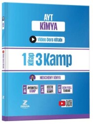 Meschemy Kimya AYT Kimya 1 Kitap 3 Kamp Video Ders Kitabı - Zeduva Yayınları