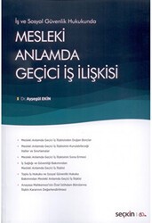 Mesleki Anlamda Geçici İş İlişkisi - Seçkin Yayıncılık