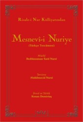 Mesnevi-i Nuriye Büyük Boy İki Renk - Söz Basım Yayın