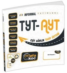 Metakoç Yayınları 2025 TYT - AYT Eşit Ağırlık Öğrenci Takip Sistemi - Metakoç Yayınları