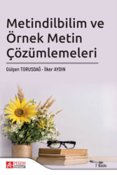 Metindilbilim ve Örnek Metin Çözümlemeleri - Pegem Akademi Yayıncılık