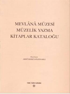 Mevlana Müzesi Müzelik Yazma Kitaplar Kataloğu - 1