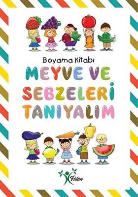 Meyve ve Sebzeleri Tanıyalım - Boyama Kitabı - 1