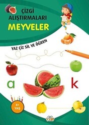 Meyveler - Çizgi Alıştırmaları - 0-6 Yaş Yayınları