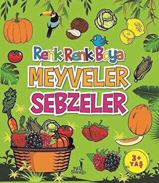 Meyveler Sebzeler - Renk Renk Boya - 1