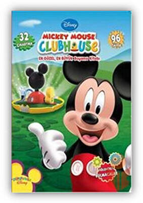 Mickey Mouse Clubhouse En Güzel, En Büyük Boyama Kitabı