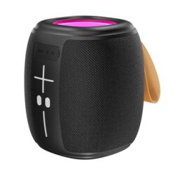 Mikado MD-888 CUBE Siyah 5W 1200mAh BT-TF-USB-LED Işıklı Speaker Hoparlör - Mikado Elektronik