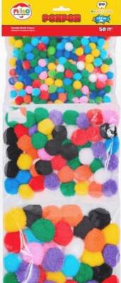 Mileo 1777 Ponpon Standard Renkler Mix - 1