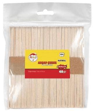 Mileo 1830 Ahşap Çubuk - Kare 114 x 10 x 2 mm - Naturel - 1