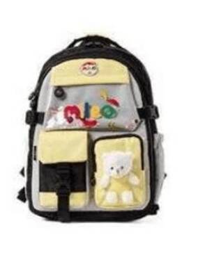 Mileo 2802 Teddy Okul Çantası - Siyah - 1
