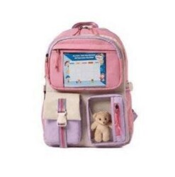 Mileo 2805 Reni Okul Çantası - Pembe - MAS Kırtasiye