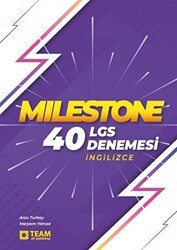 TEAM Elt Publishing Milestone LGS İngilizce 40 Denemesi - TEAM Elt Publishing