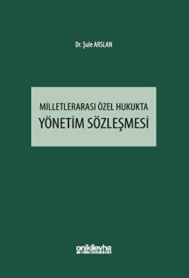 Milletlerarası Özel Hukukta Yönetim Sözleşmesi - 1